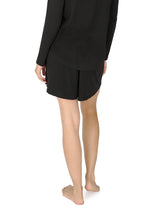 Load image into Gallery viewer, Women's Black Pajama Shorts