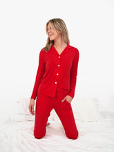 Load image into Gallery viewer, Women's Red Pajama Set